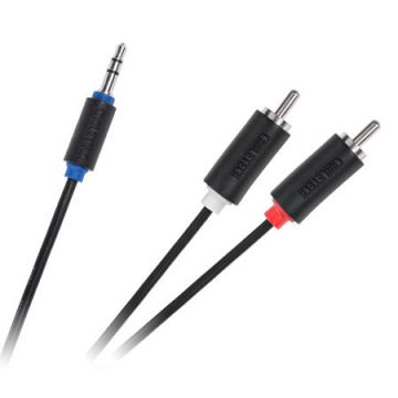 Cablu Jack 3.5 - 2 RCA Cabletech 1m Standard