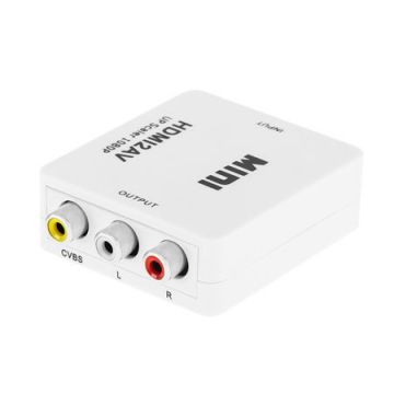Convertor HDMI - RCA + Audio 1080p Plug & Play
