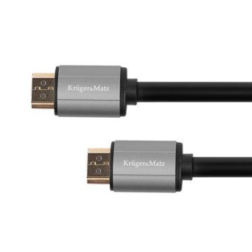 [descriere] Descriere:Cablu 1 x HDMI tata - 1 x HDMI tata, lungime 10 m, marca Kruger&Matz, Basic [titlu] Cablu Hdmi 10m Kruger&Matz Basic