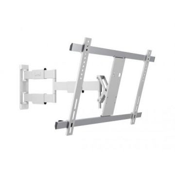 Multibrackets Suport TV perete Multibrackets MB-0150, diagonala 37-65, max. 30kg, rotire-inclinare-flexare, Alb