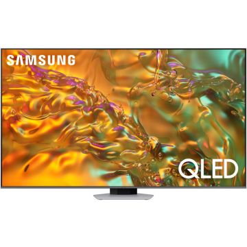 Samsung Televizor SAMSUNG QLED 55Q80D, 138 cm, Smart, 4K Ultra HD, 100 Hz, Clasa F, Negru