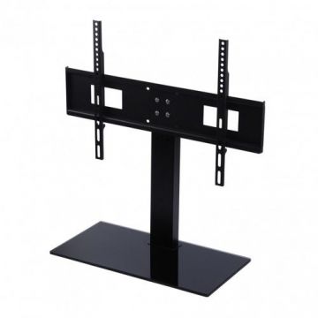 Stand TV Techly ICA-LCD S07L, 32inch - 65inch, baza sticla, 45 Kg (Negru)