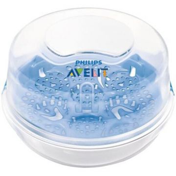 Sterilizator pentru biberoane Philips-AVENT SCF281/03, fara BPA, Transparent