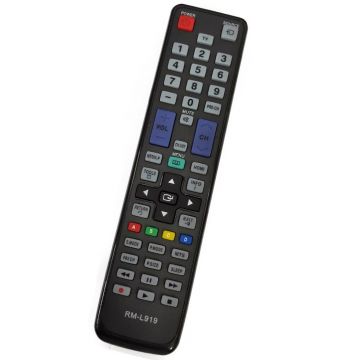 Telecomanda Klausstech Compatibila Samsung , 1 Led, Lcd/led Tv, Functioneaza Pe Distanta De 10m, Usoara, Ergonomica, Usor De Folosit, Negru