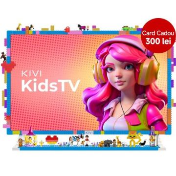 Televizor LED KIVI 80 cm (32inch) KIDSTV, Full HD, Smart TV, WiFi, CI+