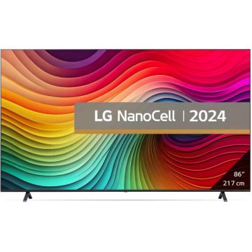 Televizor LED LG Smart TV 86NANO81T3A Seria NANO81 217cm 4K UHD HDR