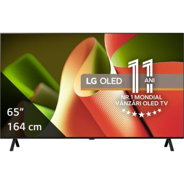 Televizor Smart LG OLED 65B42LA, 164 cm, Ultra HD 4K, Clasa F