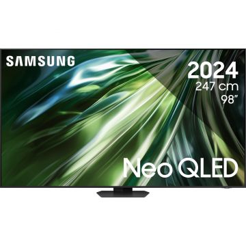 Televizor Smart Samsung 98QN90D Neo QLED Mini LED, 247 cm, 4K Ultra HD, HDR, Clasa E