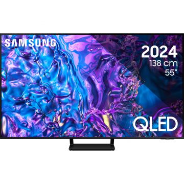 Televizor Smart QLED Samsung 55Q70D, 138 cm, Ultra HD 4K, HDR, Clasa E