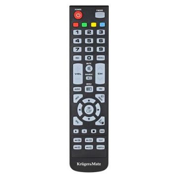 Telecomanda universala, neagra, pentru televizoare.