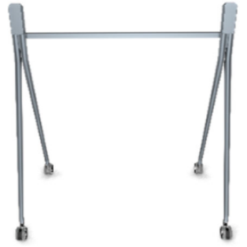 Stand Mobil de Podea pentru Display Interactiv MeetingBoard 65Inch Argintiu