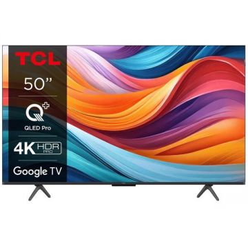 TCL Televizor QLED TCL 127 cm (50) 50T7B, Ultra HD 4K, Smart TV, WiFi, CI