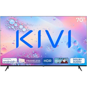 Televizor LED KIVI Smart TV 70U760QB Seria U760QB 176cm negru 4K UHD HDR