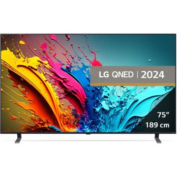 Televizor LED LG Smart TV 75QNED85T3C Seria QNED85 189cm 4K UHD HDR