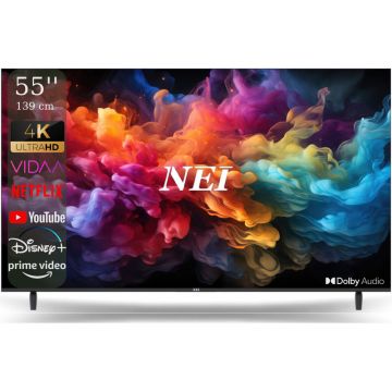 Televizor LED Nei Smart TV 55NE6901 Seria NE6901 139cm negru 4K UHD