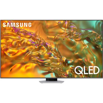 Televizor LED Samsung Smart TV QE75Q80D Seria Q80D 189cm argintiu 4K UHD HDR