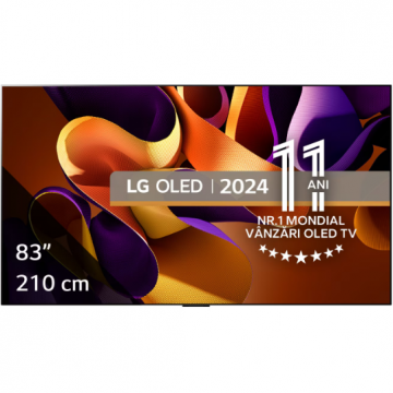 Televizor OLED Evo OLED83G42LW 210Cm Smart 4K Ultra HD Clasa F (Model 2024) Gri