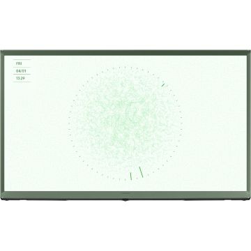 Televizor Samsung Lifestyle The Serif QLED 50LS01D, 125 cm, 4K, Smart, Clasa G (Model 2024), Ivy Green