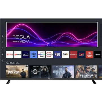 TESLA Televizor Tesla LED 43M335BFS, 109 cm, Smart, Full HD, Clasa F, Negru